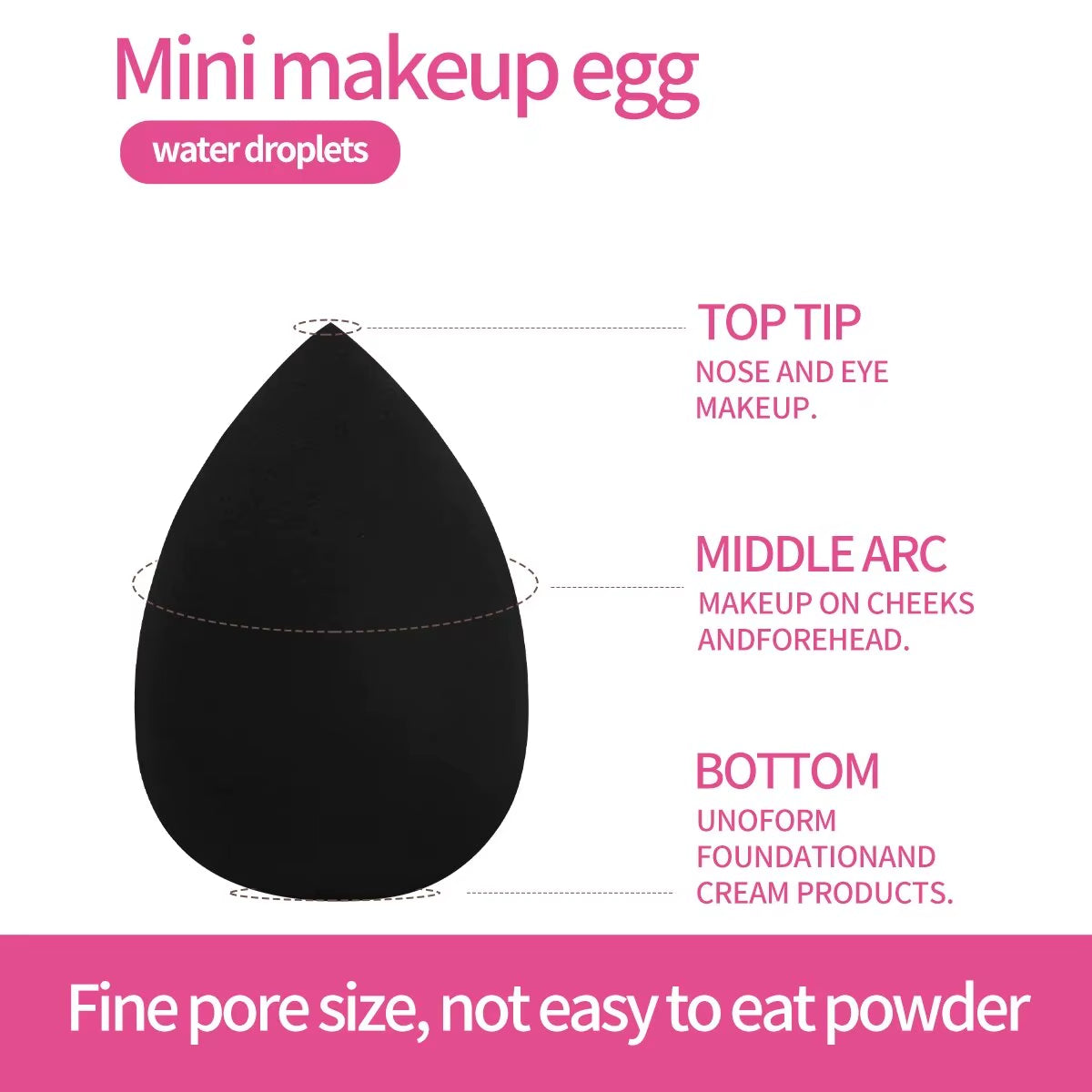 11PCS Makeup Tool Kit 4PCS Makeup Brush Wih Powder Puff Makeup Sponge Finger Air Cushion Puff Concealer Blend Eyeshadow